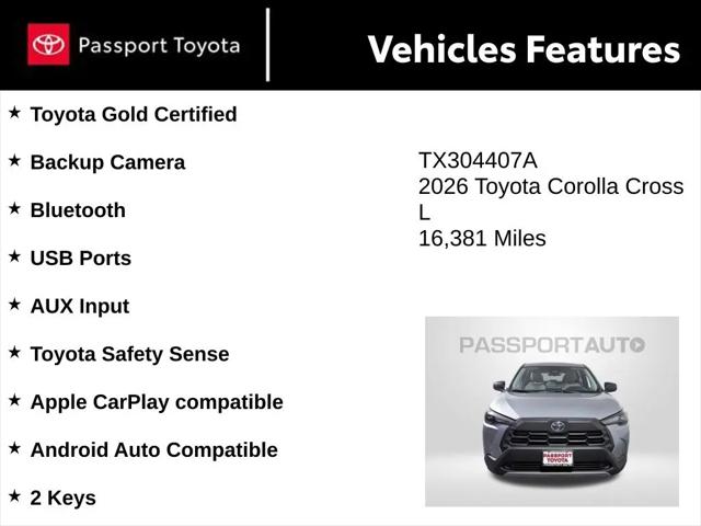 2026 Toyota Corolla Cross L