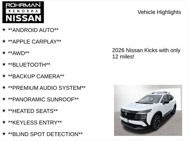 2026 Nissan Kicks SV