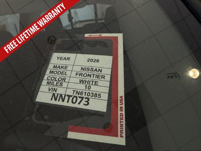 2026 Nissan Frontier Crew Cab Long Bed SV 4x2