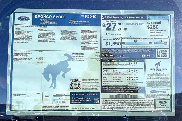 New 2025 Ford Bronco Sport Outer Banks For Sale in Olive Branch, MS