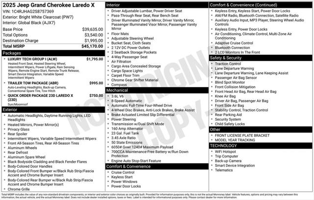 2025 Jeep Grand Cherokee Laredo X 4x4