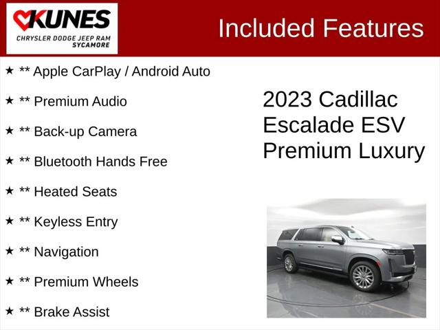2023 Cadillac Escalade ESV 4WD Premium Luxury 2023 Cadillac Escalade ESV 4WD Premium Luxury