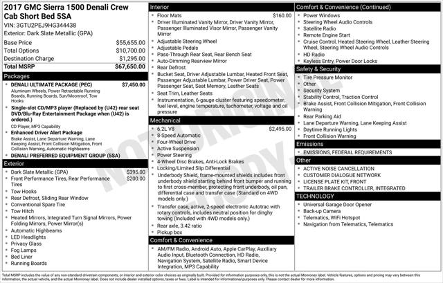 2017 GMC Sierra 1500 Denali