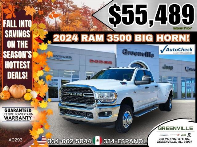 2024 RAM 3500 Big Horn Crew Cab 4x4 8 Box 2024 RAM 3500 Big Horn Crew Cab 4x4 8 Box
