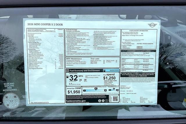2026 MINI Hardtop Cooper S