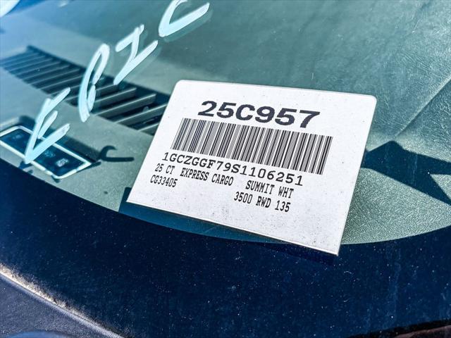 2025 Chevrolet Express Cargo Van RWD 3500 Regular Wheelbase WT