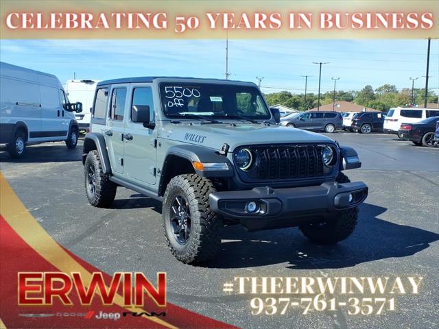 2025 Jeep Wrangler WRANGLER 4-DOOR WILLYS 2025 Jeep Wrangler WRANGLER 4-DOOR WILLYS