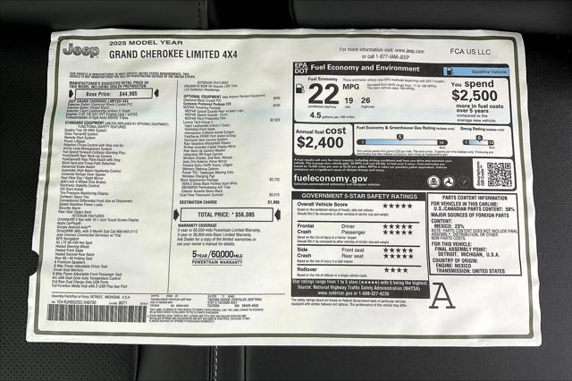 2025 Jeep Grand Cherokee Limited 4x4
