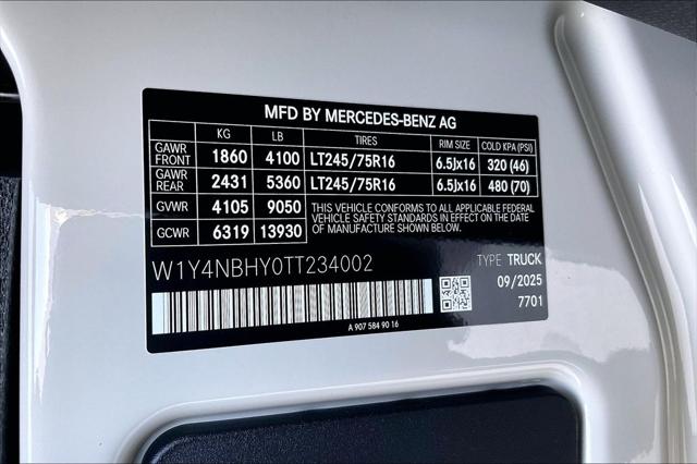 2026 Mercedes-Benz Sprinter Cargo Van Standard Roof 4-Cyl Diesel HO