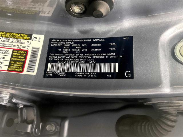 2022 Toyota Highlander Platinum