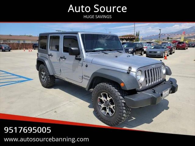 2015 Jeep Wrangler Unlimited Sport for sale in Banning, CA