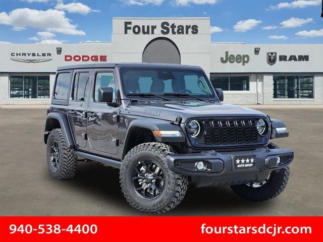 2026 Jeep Wrangler WRANGLER 4-DOOR WILLYS 2026 Jeep Wrangler WRANGLER 4-DOOR WILLYS