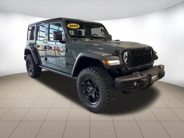 2026 Jeep Wrangler WRANGLER 4-DOOR WILLYS 2026 Jeep Wrangler WRANGLER 4-DOOR WILLYS