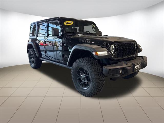 2026 Jeep Wrangler WRANGLER 4-DOOR WILLYS 2026 Jeep Wrangler WRANGLER 4-DOOR WILLYS