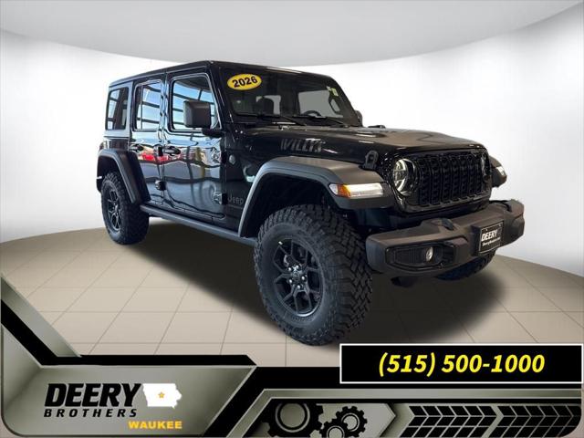 2026 Jeep Wrangler WRANGLER 4-DOOR WILLYS 2026 Jeep Wrangler WRANGLER 4-DOOR WILLYS