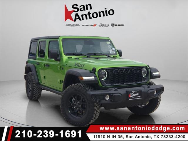 2026 Jeep Wrangler WRANGLER 4-DOOR WILLYS 2026 Jeep Wrangler WRANGLER 4-DOOR WILLYS