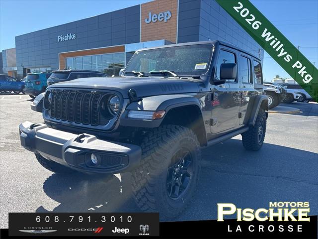 2026 Jeep Wrangler WRANGLER 4-DOOR WILLYS 2026 Jeep Wrangler WRANGLER 4-DOOR WILLYS