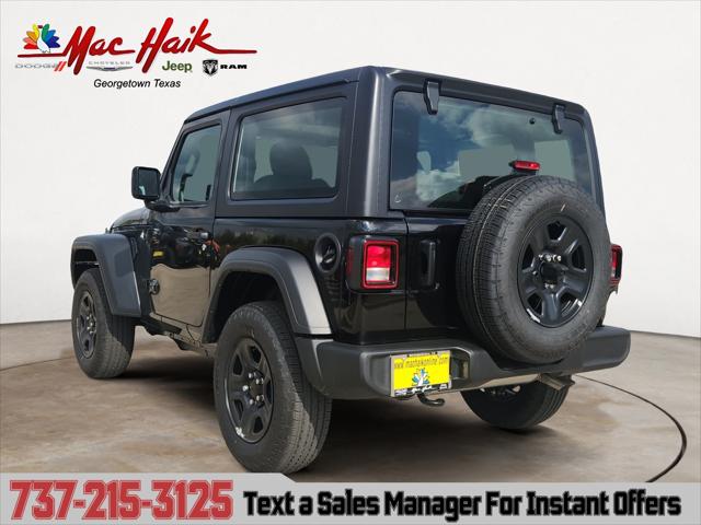 2026 Jeep Wrangler WRANGLER 2-DOOR SPORT 2026 Jeep Wrangler WRANGLER 2-DOOR SPORT