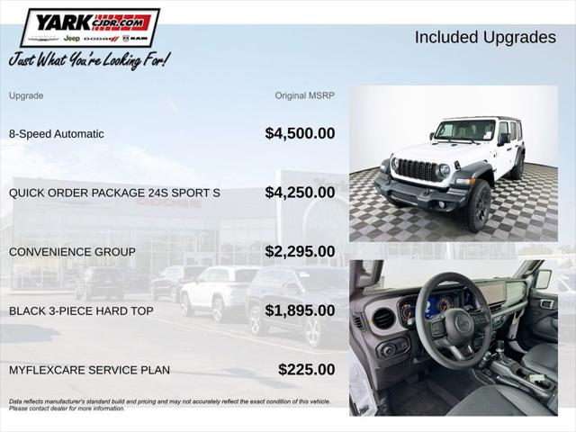 2026 Jeep Wrangler WRANGLER 4-DOOR SPORT S