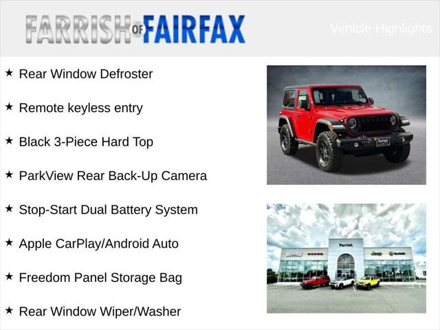 2026 Jeep Wrangler WRANGLER 2-DOOR WILLYS