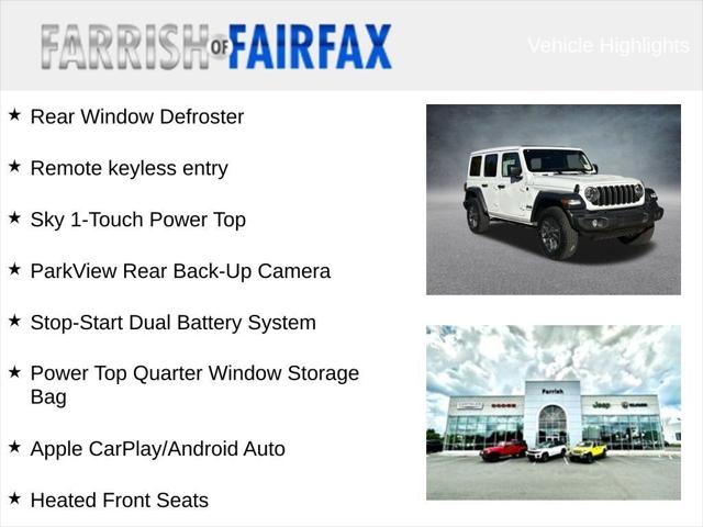 2026 Jeep Wrangler WRANGLER 4-DOOR SPORT S 2026 Jeep Wrangler WRANGLER 4-DOOR SPORT S
