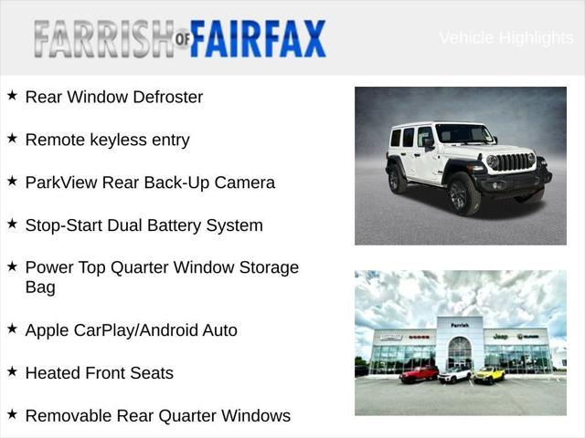 2026 Jeep Wrangler WRANGLER 4-DOOR SPORT S