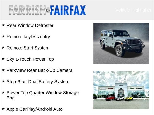 2026 Jeep Wrangler WRANGLER 4-DOOR SPORT S 2026 Jeep Wrangler WRANGLER 4-DOOR SPORT S