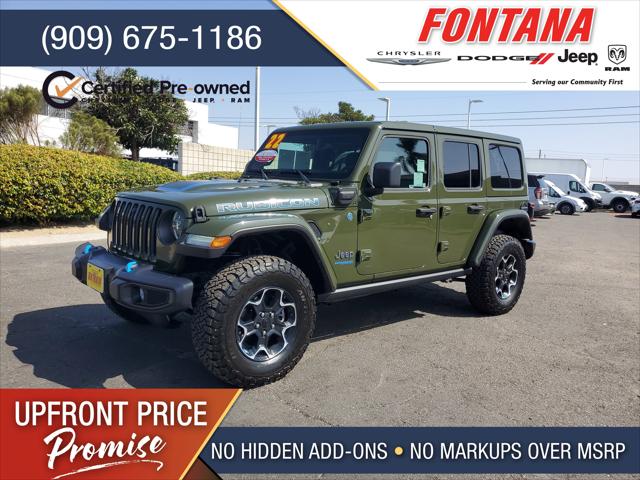 2022 Jeep Wrangler 4xe Unlimited Rubicon 4x4 2022 Jeep Wrangler 4xe Unlimited Rubicon 4x4