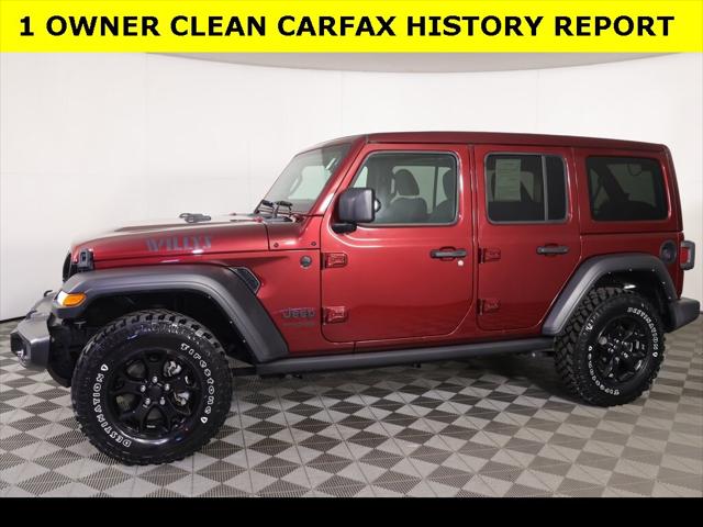 2021 Jeep Wrangler Unlimited Willys 4x4 2021 Jeep Wrangler Unlimited Willys 4x4