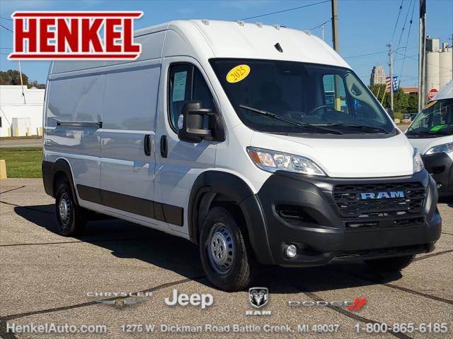 2025 RAM ProMaster 2500 Cargo Van Tradesman High Roof 159 WB w/Pass Seat
