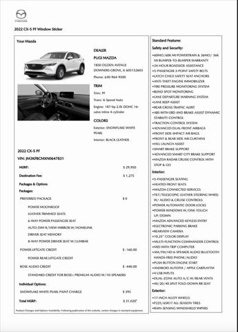 2022 Mazda CX-5 2.5 S Preferred 2022 Mazda CX-5 2.5 S Preferred