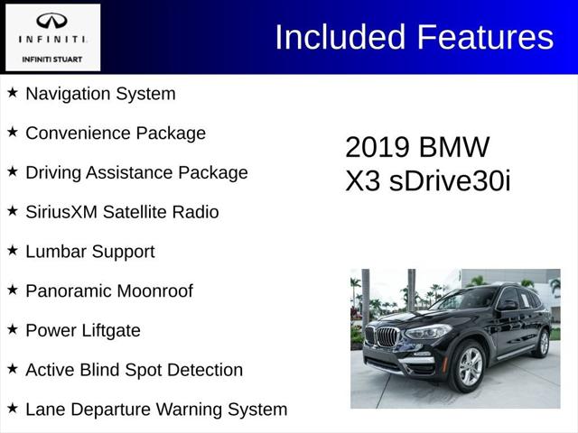 2019 BMW X3 sDrive30i 2019 BMW X3 sDrive30i