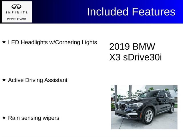 2019 BMW X3 sDrive30i 2019 BMW X3 sDrive30i