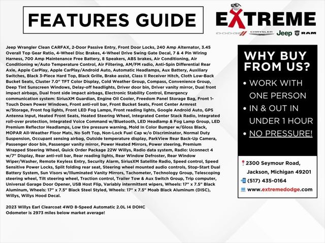 2023 Jeep Wrangler 4-Door Willys 2023 Jeep Wrangler 4-Door Willys