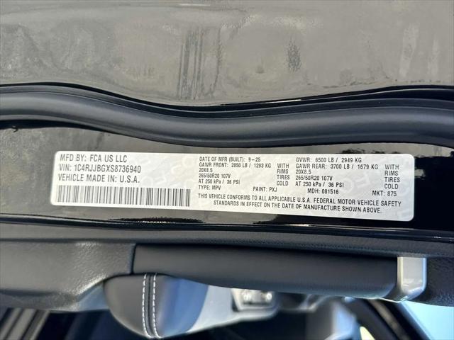 2025 Jeep Grand Cherokee L Limited 4x2