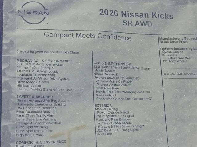 2026 Nissan Kicks SR