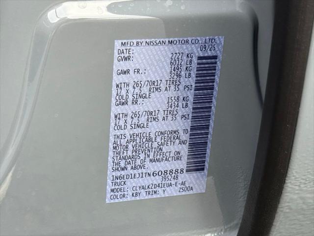 2026 Nissan Frontier PRO-X