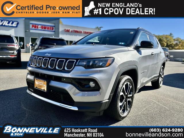2022 Jeep Compass Limited 4x4 for sale in Manchester, NH