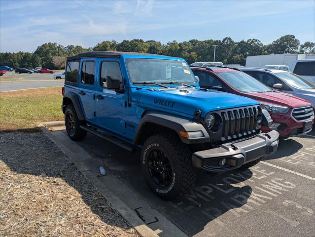 2022 Jeep Wrangler Unlimited Willys 4x4 2022 Jeep Wrangler Unlimited Willys 4x4