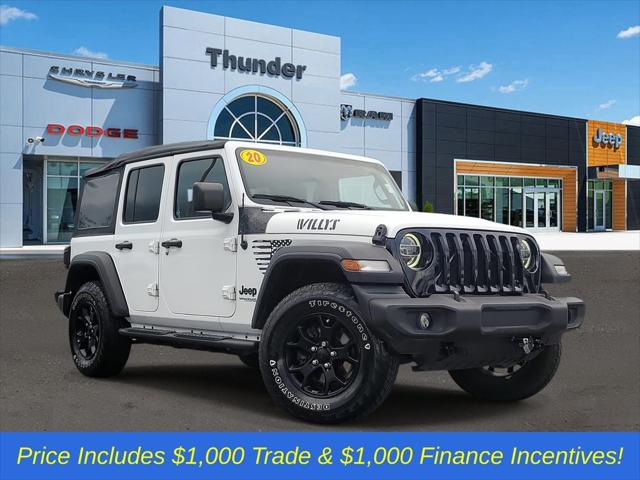 2020 Jeep Wrangler Unlimited Willys 4X4 2020 Jeep Wrangler Unlimited Willys 4X4