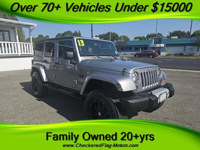 2013 Jeep Wrangler Unlimited Sahara for sale in Everett, WA