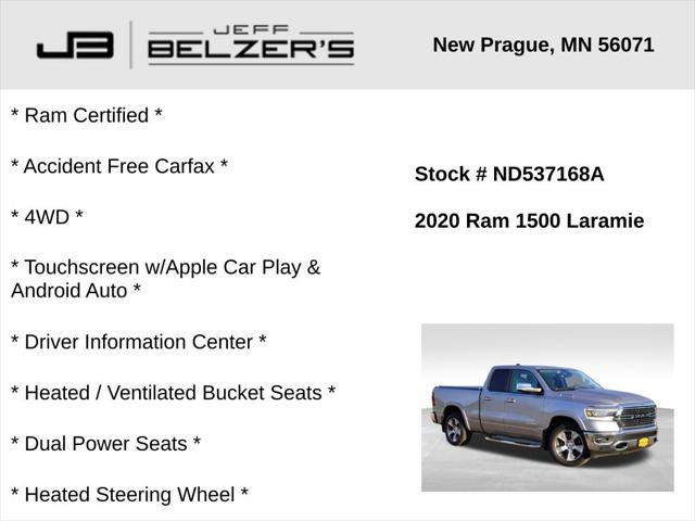 2020 RAM 1500 Laramie Quad Cab 4x4 64 Box