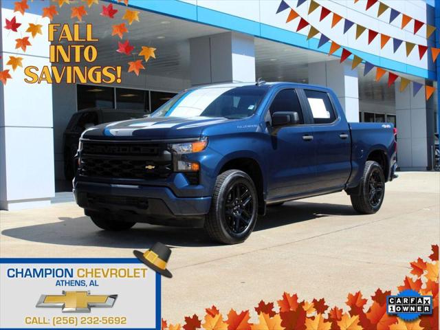 2023 Chevrolet Silverado 1500 4WD Crew Cab Short Bed Custom 2023 Chevrolet Silverado 1500 4WD Crew Cab Short Bed Custom