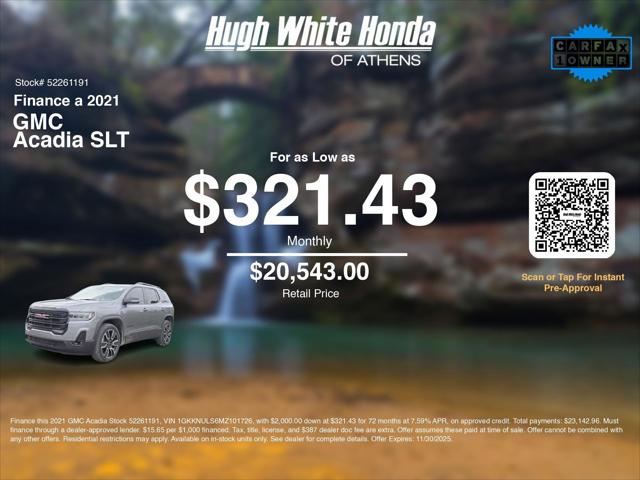 2021 GMC Acadia AWD SLT 2021 GMC Acadia AWD SLT