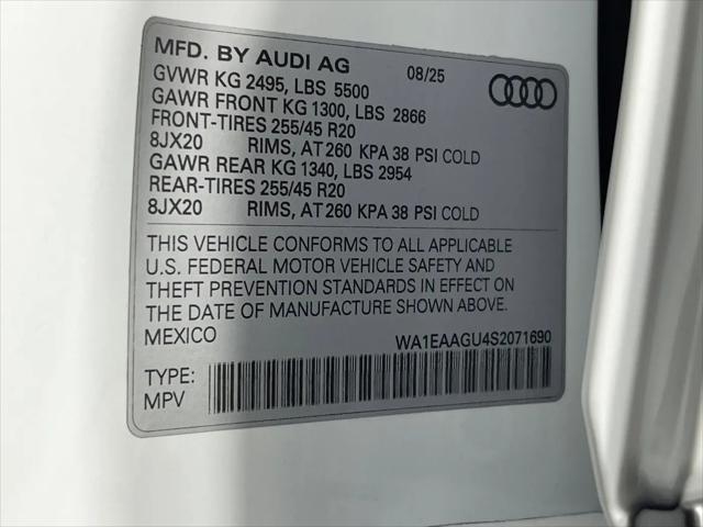 2025 Audi Q5 Premium Plus TFSI quattro S tronic