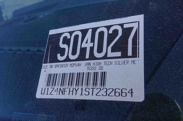 2025 Mercedes-Benz Sprinter 2500 Standard Roof 4-Cyl Diesel HO Select