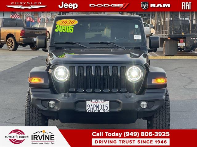 2020 Jeep Wrangler Unlimited Sport S 4X4 2020 Jeep Wrangler Unlimited Sport S 4X4