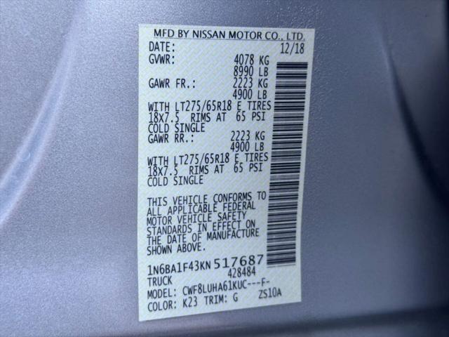 2019 Nissan Titan XD PRO-4X Diesel