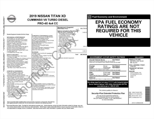2019 Nissan Titan XD PRO-4X Diesel