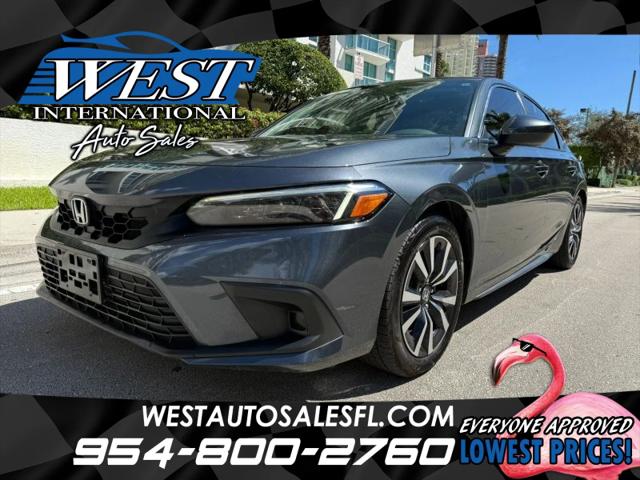 2022 Honda Civic EX-L Hatchback for sale in Miramar, FL
